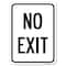 Signmission Parking Lot Sign No Exit Heavy-Gauge Aluminum Rust Proof Parking Sign, 24" L, 18" H, A-1824-23420 A-1824-23420 - alternate 1
